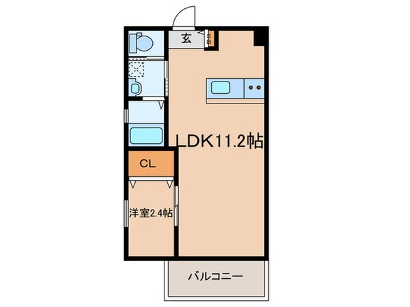 ﾜｺｰﾚｳﾞｨｰﾀ尼崎ﾌﾛﾝﾄEASTの物件間取画像